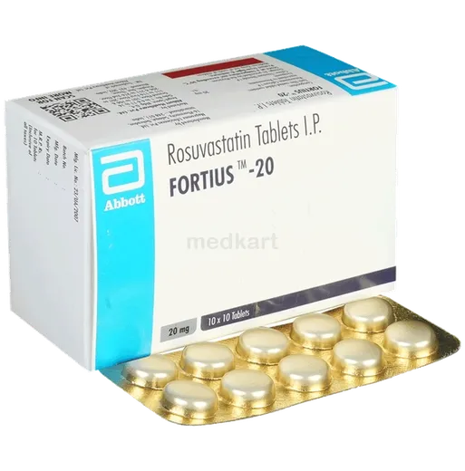 fortius 20mg tablet 10's